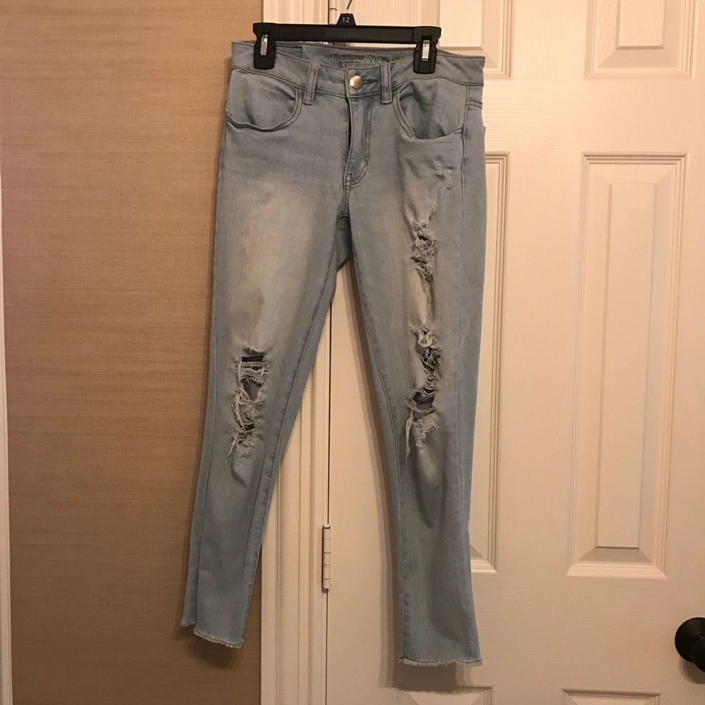 Ripped American Eagle Denim Jeans
